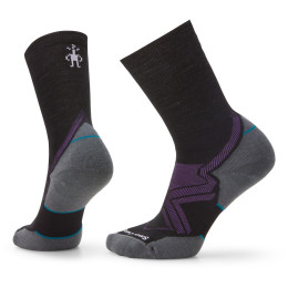 Дамски чорапи Smartwool W Run Cold Weather Targeted Cushion Crew черен/сив