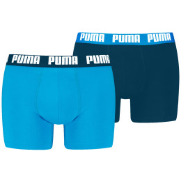 Мъжки боксерки Puma Everyday Basic Boxer 2P син/светлосин blue combo