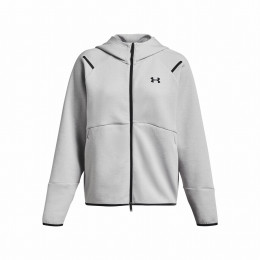 Дамски суитшърт Under Armour Unstoppable Flc FZ светло сив ModGray/Black