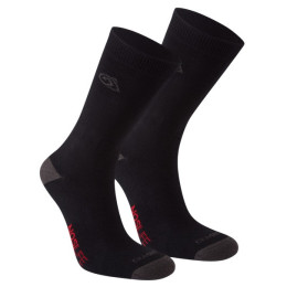 Чорапи Craghoppers NosiLife Twin Pck Socks черен/сив Blk/DkLead