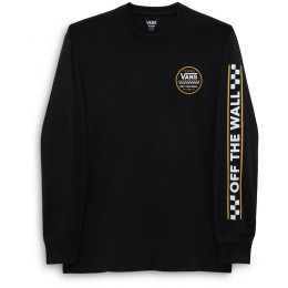 Мъжка тениска Vans Stackton Ls черен