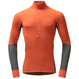Функционална мъжка тениска Devold Wool Mesh 190 Zip Neck Man