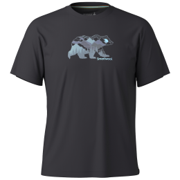 Тениска Smartwool Bear View Short Sleeve Graphic Tee черен BLACK