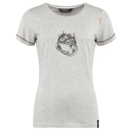 Дамска функционална тениска Chillaz Saile Carabiner Forest светло сив