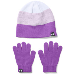 Детска шапка Under Armour G Beanie Glove Combo-PPL лилав Purple