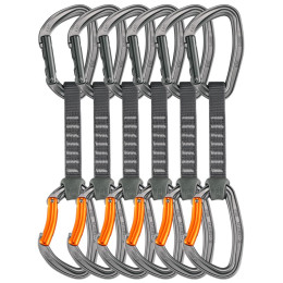 Примки с карабинери Petzl Djinn Axess 6x12 cm сив Grey