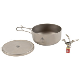 Котлон и съдове Robens Fire Midge Ti. Cook Set сив