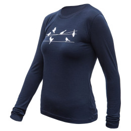 Dámské funkční triko s dlouhým rukávem Sensor Merino Active Songbirds