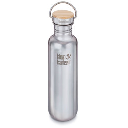 Бутилка от неръждаема стомана Klean Kanteen Reflect w/Bamboo Cap 800 ml сребърен MirroredStainless