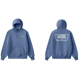 Мъжки суитшърт Vans Knu Patch Pullover син True Navy