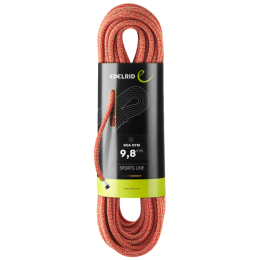 Въже за алпинизъм Edelrid Boa Gym 9,8mm 35 m червен/зелен 940 red-green