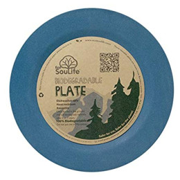 Чиния EcoSouLife Side Plate син Navy