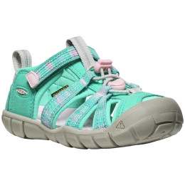 Детски сандали Keen Seacamp II Cnx Children Bright Aqua/Giggle Pink светло син bright aqua/giggle pink