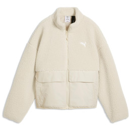 Дамско яке Puma Re:Fibre Sherpa Jacket W бял Alpine Snow