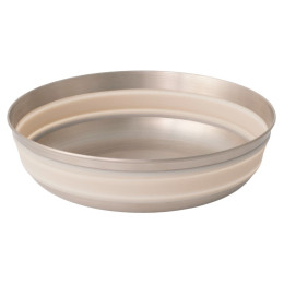 Сгъваема купа Sea to Summit Detour Stainless Steel Collapsible Bowl L бежов Moonstruck Grey