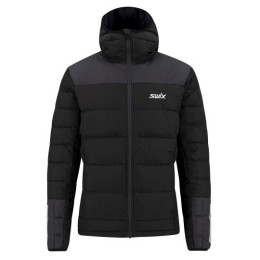Мъжко пухено яке Swix Dynamic Down черен/сив Black