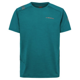 Мъжка тениска La Sportiva Compass T-Shirt M син/зелен Everglade