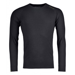 Функционална мъжка тениска  Ortovox 145 Ultra Long Sleeve M черен BlackRaven