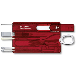 Многофункционална карта Victorinox SwissCard Classic червен