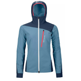 Дамско яко Ortovox Pala Jacket W син Lightblue