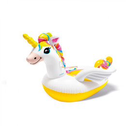 Надуваем еднорог Intex Unicorn Ride-On 57561NP