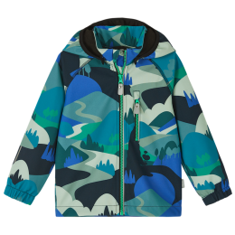 Детско софтшел яке Reima Vantti Sparkly Blue син Sparkly Blue