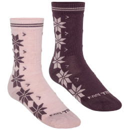Комплект чорапи Kari Traa Vinst Sock 2Pk кафяв Cocoa Powder