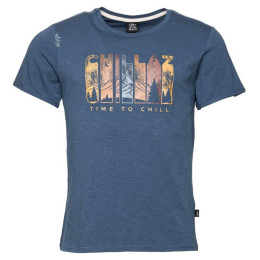 Мъжка тениска Chillaz Time to Chill тъмно син dark blue
