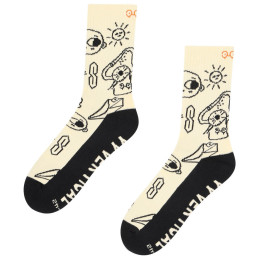 Чорапи YY VERTICAL Climber Doodle черен/бежов