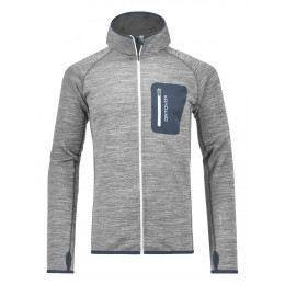 Мъжки суитшърт Ortovox Fleece Melange Hoody светло сив GrayBlend