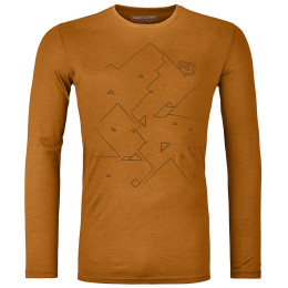 Мъжка тениска Ortovox 185 Merino Tangram Ls M
