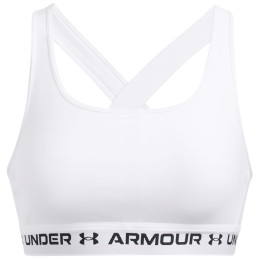 Спортен сутиен Under Armour Crossback Mid Bra бял WHT