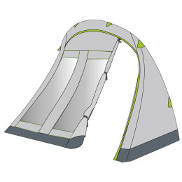 Стена на заслон Coleman Porch with closure 4 P tent сив