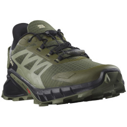 Мъжки обувки за бягане Salomon Supercross 4 зелен/черен Olive Night / Moss Gray / Black