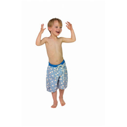 Детски бански DucKsday Manta Boardshort Boy синьо/бял Blue/Off White