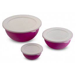 Комплект купи Omada Sanaliving Bowls Set 3,5L + 1,7L + 0,5L лилав