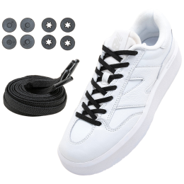 Връзки за обувки Lock Laces Flat черен Flat Black
