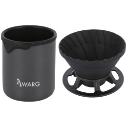 Комплект за кафе Warg Kofein & Duo 2in1 Cups Set черен black