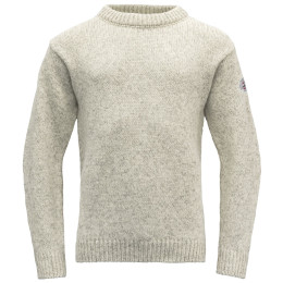 Функционален мъжки суитшърт Devold Nansen Wool Sweater светло сив GREY MELANGE