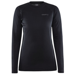 Дамска функционална тениска Craft Core Warm Baselayer Ls черен