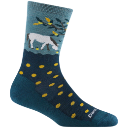 Дамски чорапи Darn Tough Wild Life Crew Lightweight With Cushion син dark teal