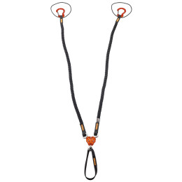 Примка Camp X-Gyro Leash - 92/147 Cm черен/оранжев