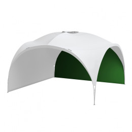 Стена на заслон Husky Broof L Wall Plain зелен
