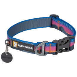 Нашийник за куче Ruffwear Crag™ Collar розов/син Alpine Dusk