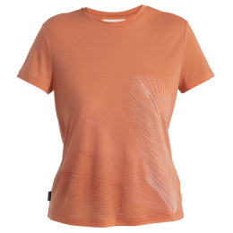 Дамска функционална блуза Icebreaker Women Merino Core SS Tee Plume оранжев Ember