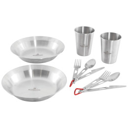 Комплект прибори Robens Sierra Steel Meal Set сив