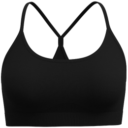 Спортен сутиен Smartwool Merino Blend Bralette черен BLACK