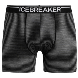 Мъжки боксерки Icebreaker Mens Anatomica Boxers черен/сив GritstoneHthr