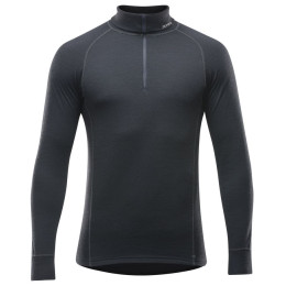 Мъжко поло Devold Duo Active Man Zip Neck черен Black