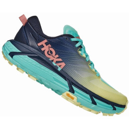 Дамски обувки за бягане Hoka One One Mafate Speed 3 син/жълт BlackIris/Cascade